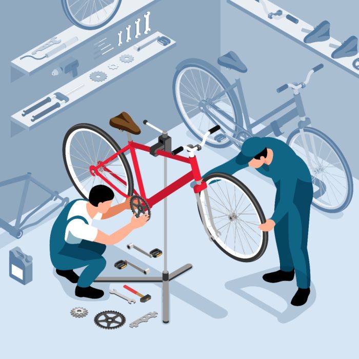 Bike assembly price sale