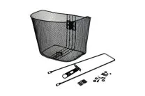 Basket Oxford steel, black