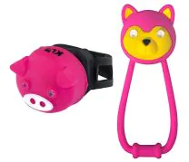 Bike lights KLS Animal, violet, set